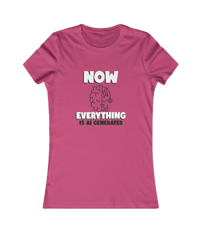 AI Generated Women's Favorite Tee