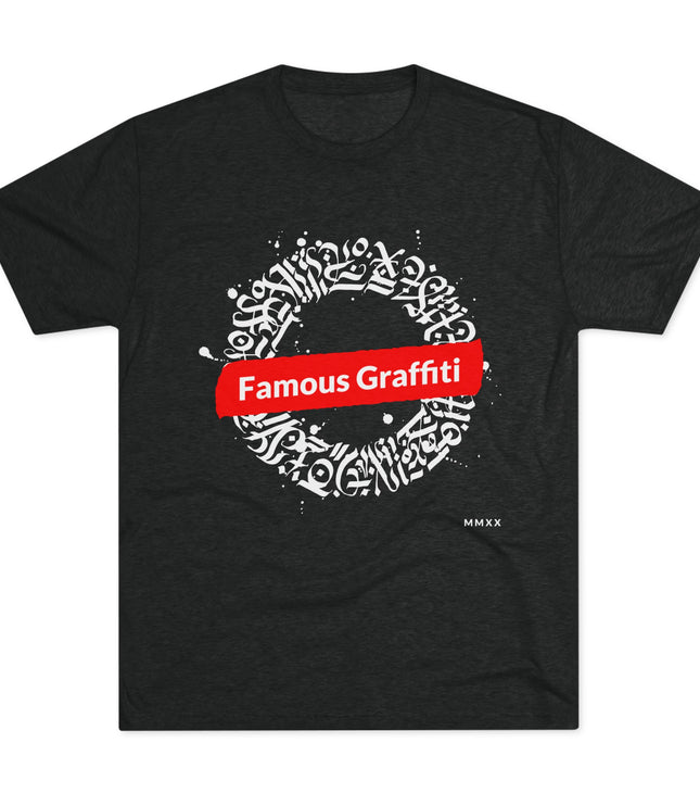 Famous Graffiti Tri-Blend T-Shirt