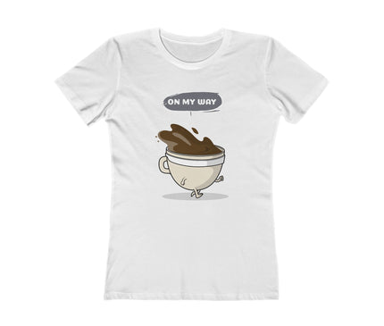On My Way Women's Boyfriend Tee