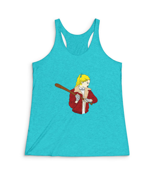 Baseball Girl Women's Tri-Blend Racerback Tank