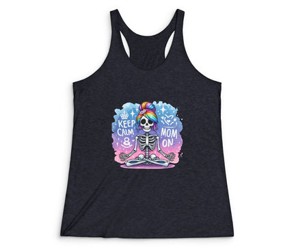 Keep Calm Women's Tri-Blend Racerback Tank