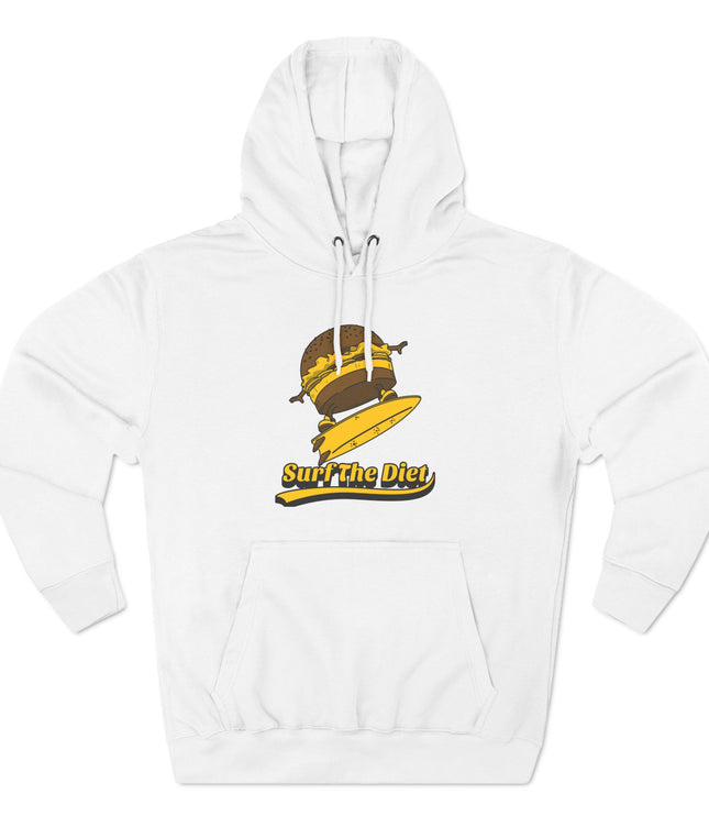 Surf The Diet Premium Pullover Hoodie