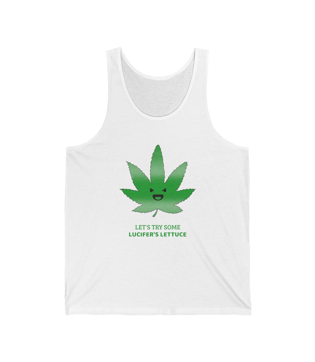Lucifer" Lettuce Jersey Tank