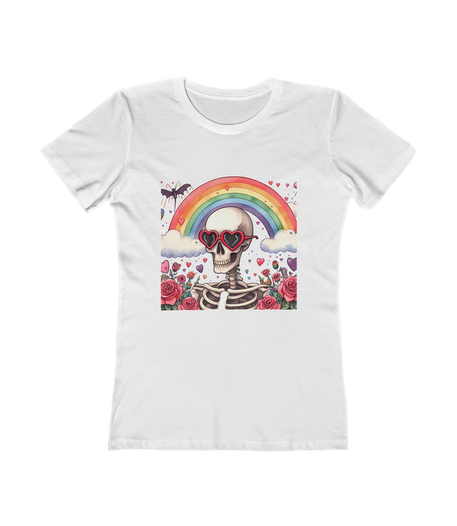 Spring Skull Women's Boyfriend Tee