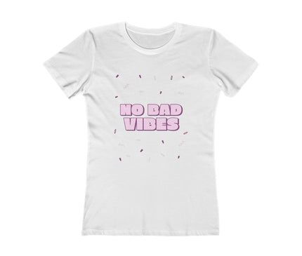 No Bad Vibes Women's Boyfriend Tee