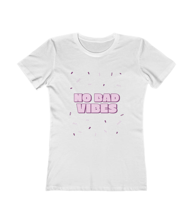 No Bad Vibes Women's Boyfriend Tee