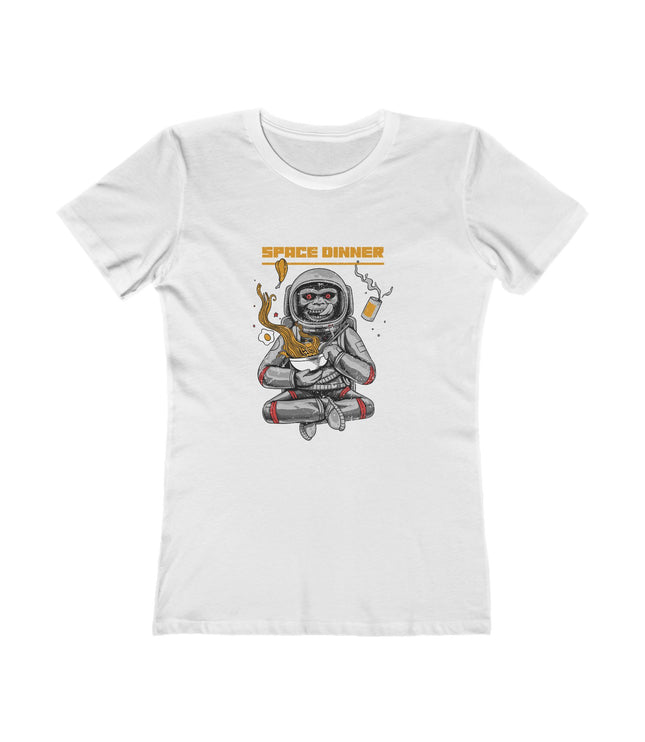 Space Dinner Women's Boyfriend Tee