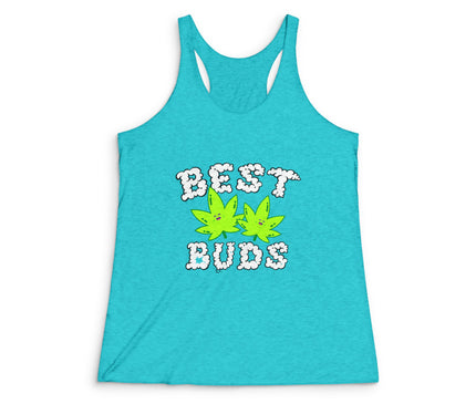 Best Buds Women's Tri-Blend Racerback Tank