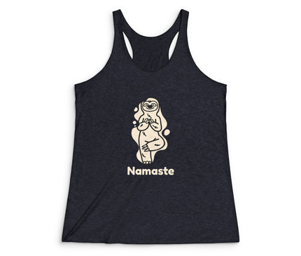 Namaste Women's Tri-Blend Racerback Tank