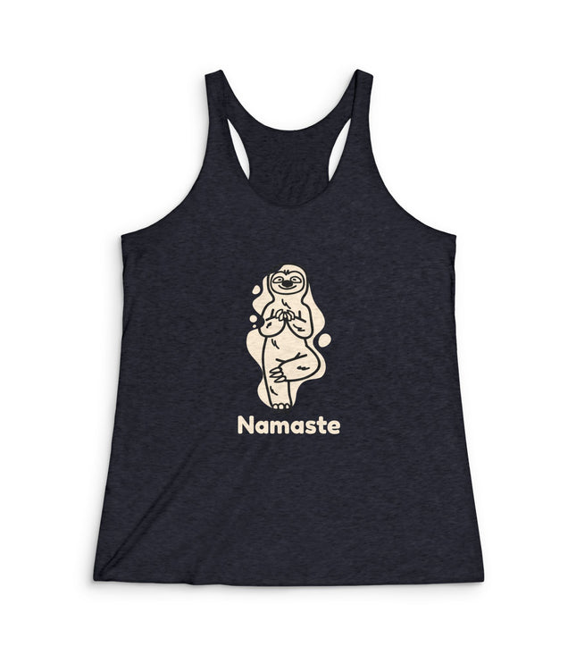 Namaste Women's Tri-Blend Racerback Tank