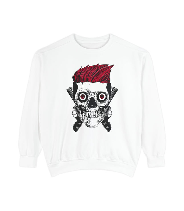 Skull With Guns Premium Sweatshirt
