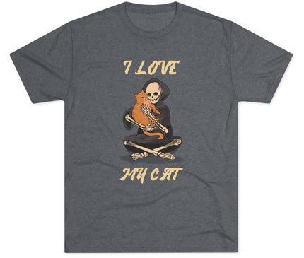 I Love My Cat Tri-blend T-Shirt
