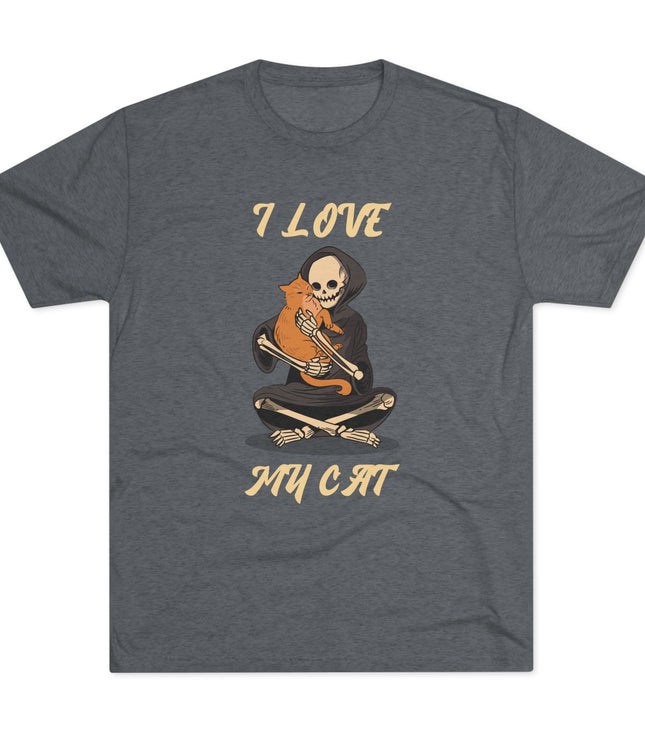 I Love My Cat Tri-blend T-Shirt