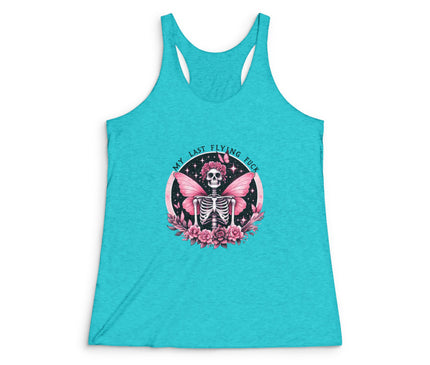 My Last Flying Women's Tri-Blend Racerback Tank
