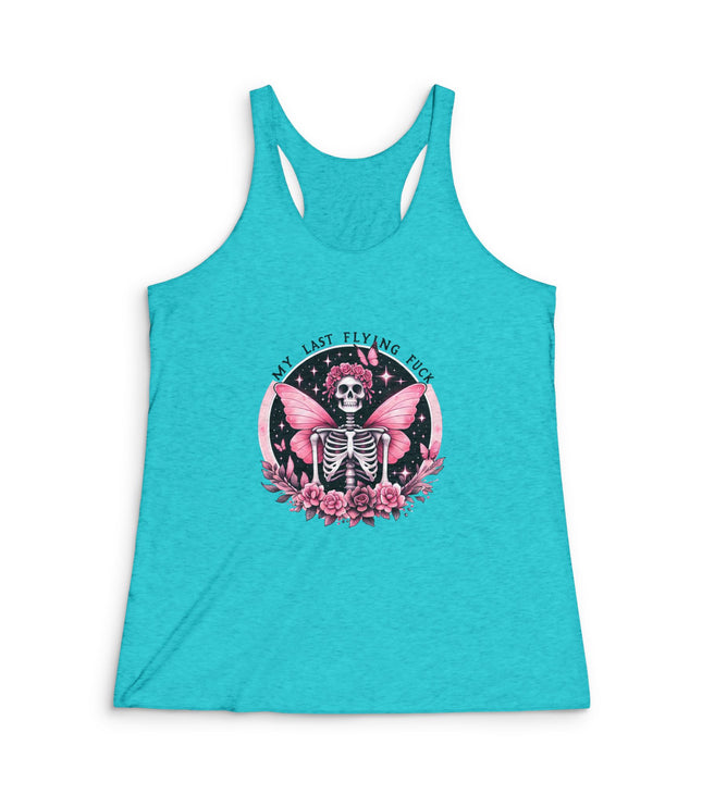 My Last Flying Women's Tri-Blend Racerback Tank