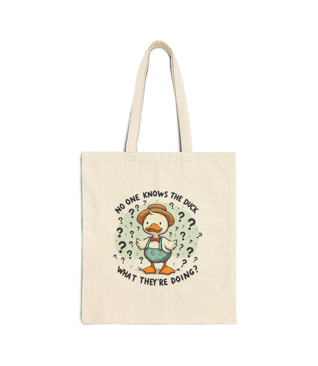 No One Knows The Duck Tote Bag