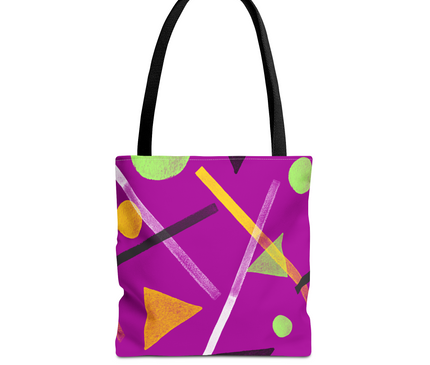 Seamless Print Pattern All Over Print Tote Bag