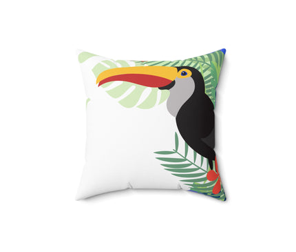 Toucans Print Throw Pillow