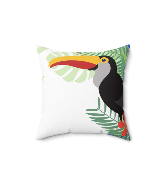 Toucans Print Throw Pillow