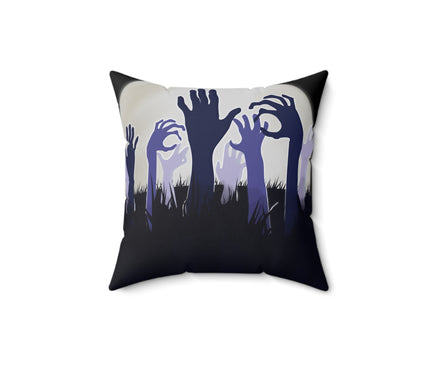 Zombie Hands Throw Pillow
