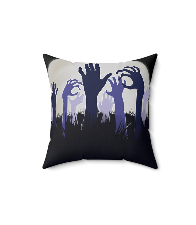 Zombie Hands Throw Pillow