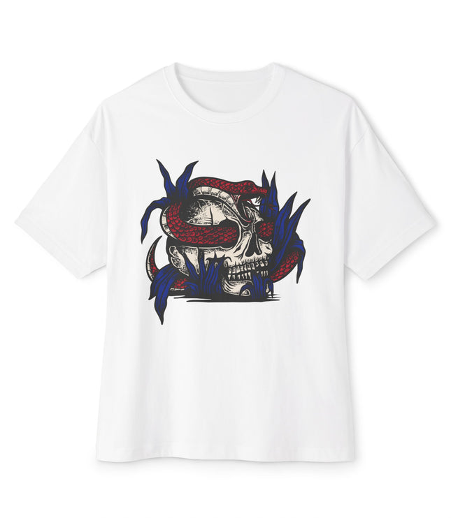 Skull And Snake Oversized T-Shirt