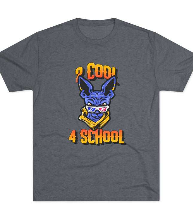 2 Cool 4 School Tri-Blend T-Shirt