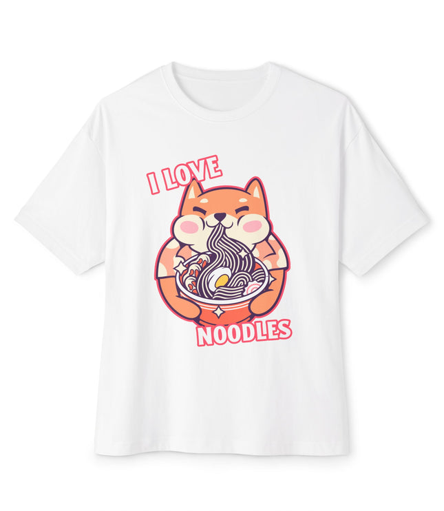I Love Noodles Oversized T-Shirt