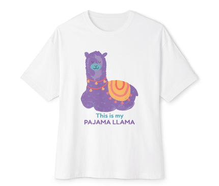 This Is My Pajama Llama Oversized T-Shirt