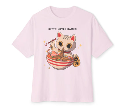 Kitty Loves Ramen Oversized T-Shirt